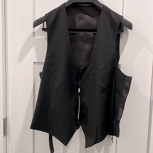Suitsupply black tuxedo waistcoat/vest